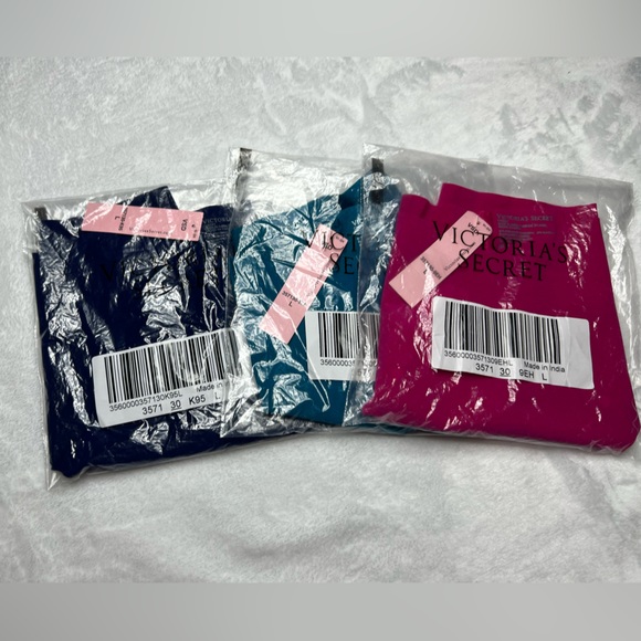 3 Pack of Victoria’s Secret No-Show Laser-Cut Cheeky Panties Size Large - Picture 3 of 3